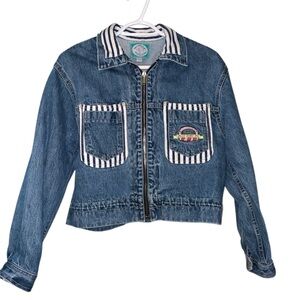 VINTAGE Pulse Jeans Cropped Denim Jacket